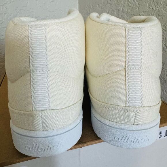 Allbirds Pacer Canvas Mid Top Retro Woman's Sneaker, Natural White, Size 10 NWT - Picture 4 of 16